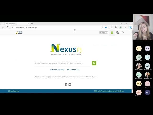 Miniatura del video Capacitación Nexus-PJ - 07 de agosto del 2025