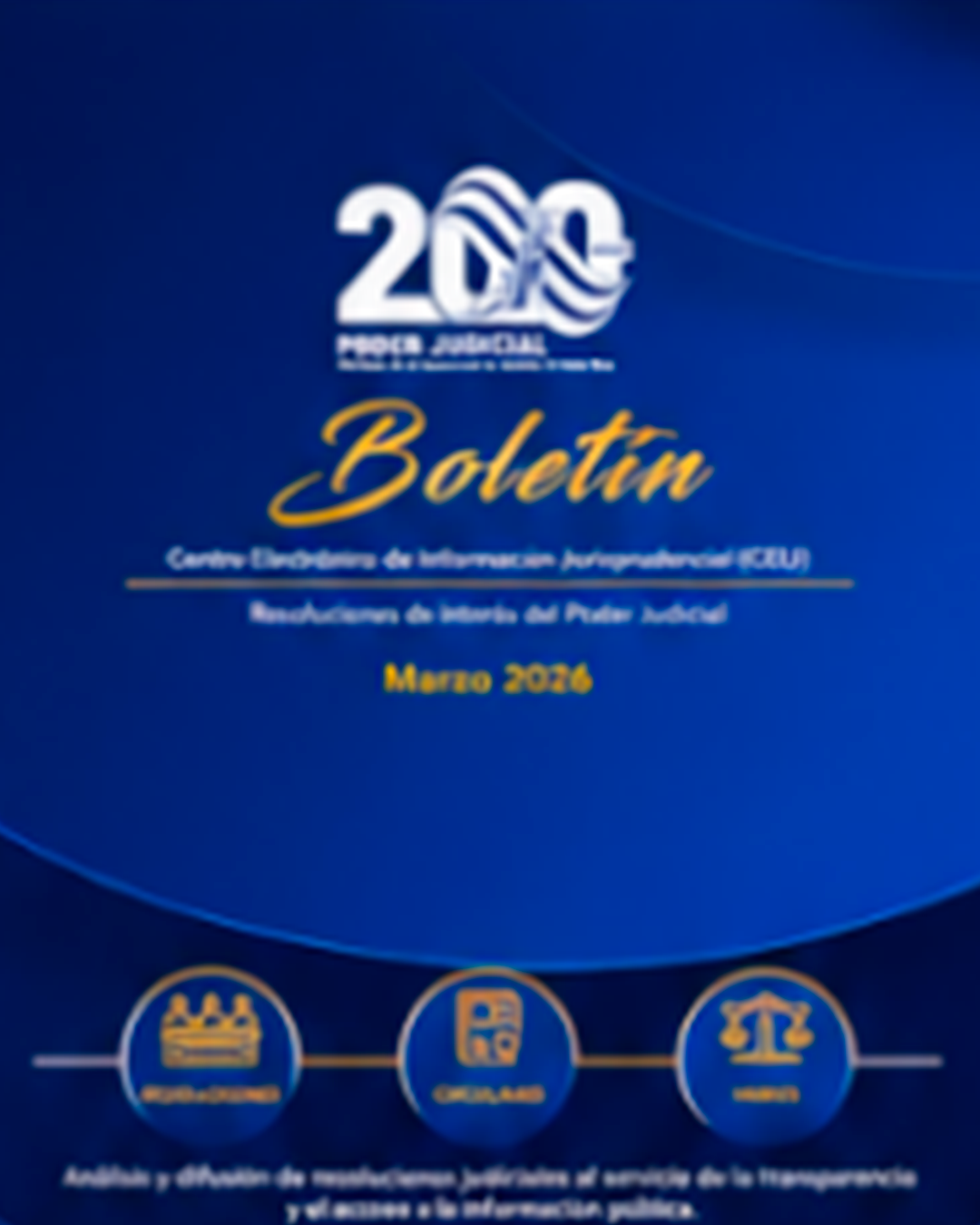 Portada de Boletín CIJ - Junio 2026