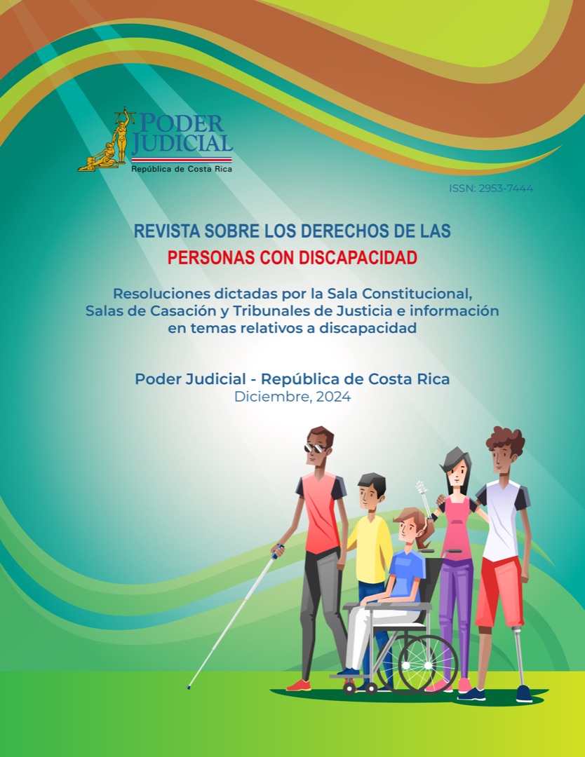 Portada de Revista No. 2 Derechos personas con Discapacidad - 2024