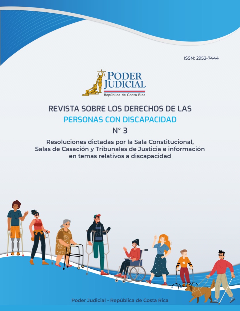 Portada de Revista Derechos Personas con Discapacidad