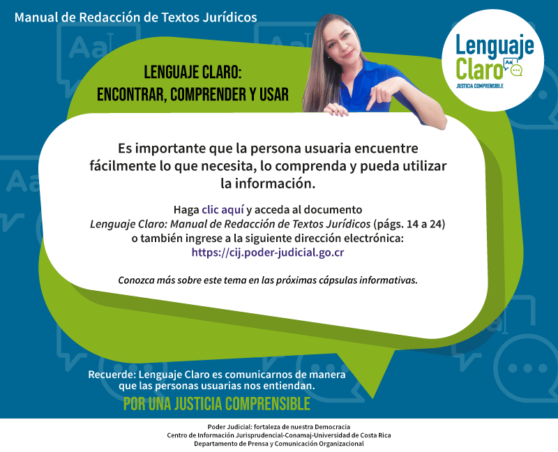 Imagen decorativa relacionada a Lenguaje Claro: Encontrar, comprender y usar